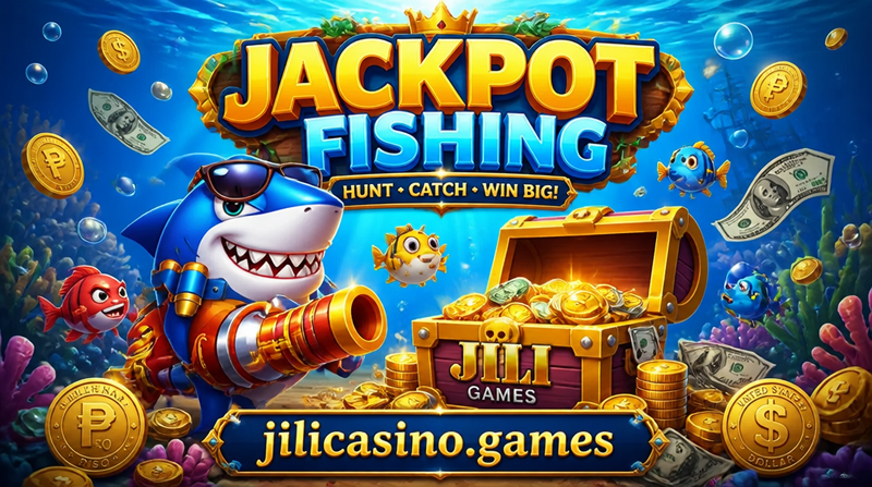 JACKPOT FISHING Treasure Chest Gold Coins
