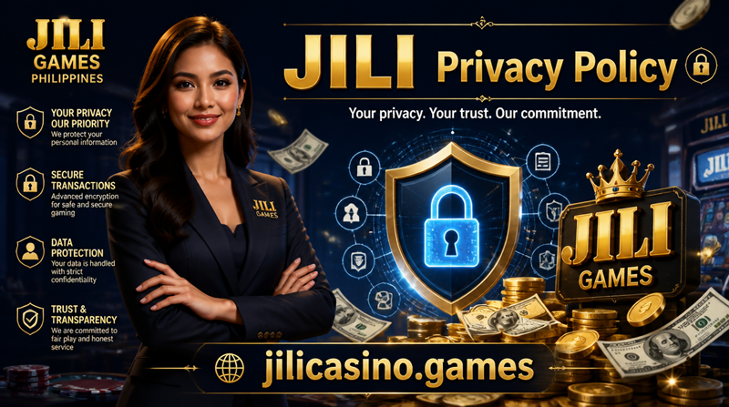 JILI Privacy Policy - Filipino Woman with Security Shield