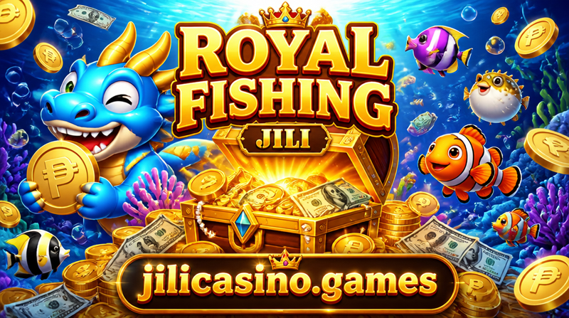 ROYAL FISHING Treasure Chest Gold Coins